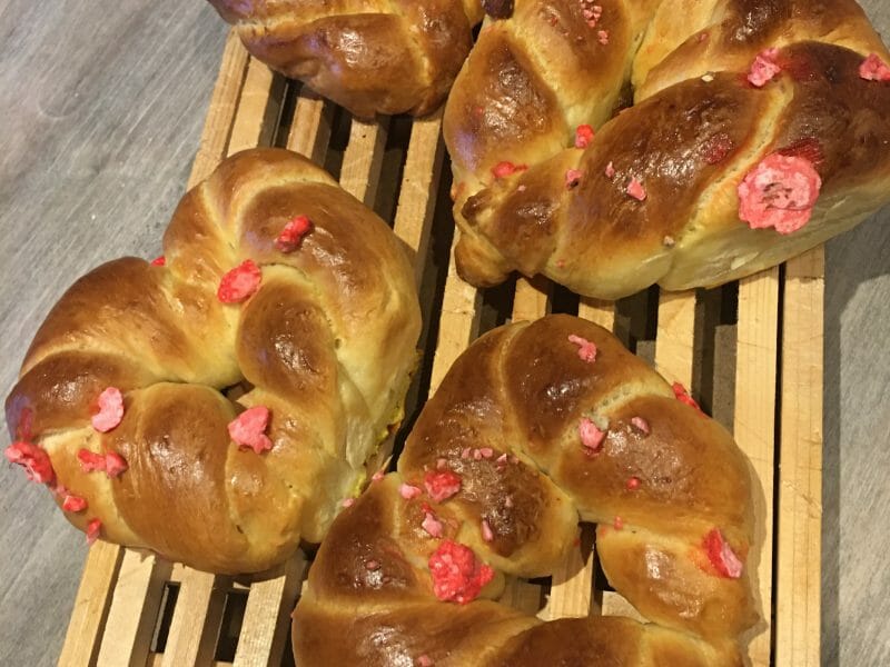 Cliquez pour zoomer ! Brioche tressée à la mie filante Thermomix par stla