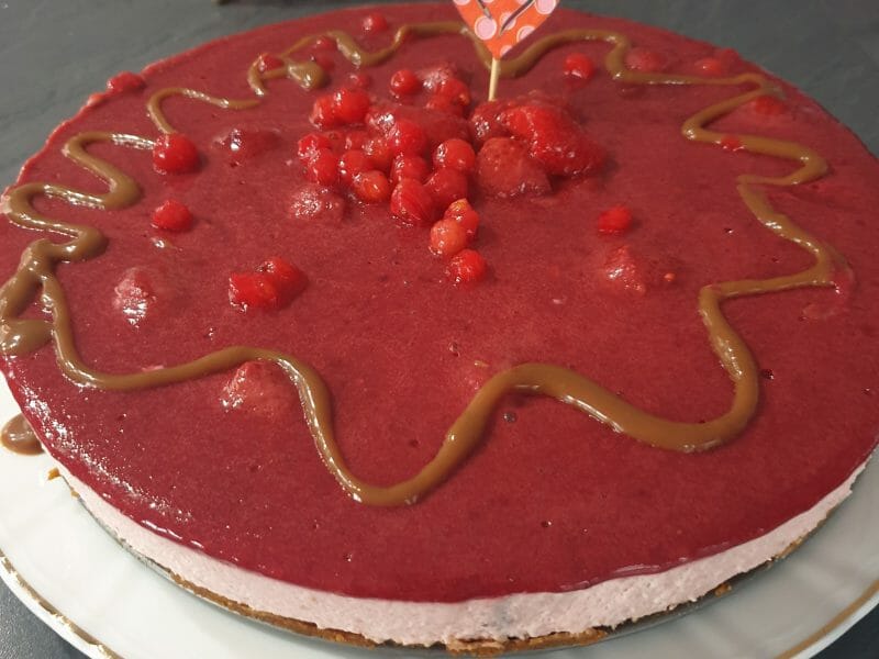 Cliquez pour zoomer ! Bavarois aux fraises Thermomix par lau0202
