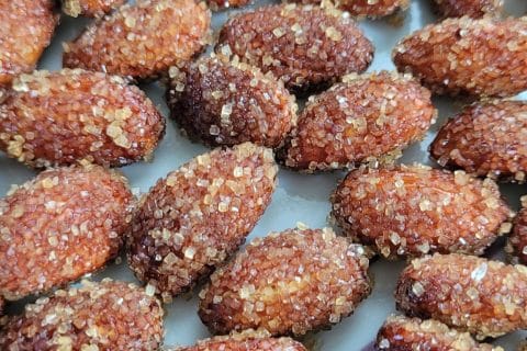 Cliquez pour zoomer ! Amandes grillées à la cannelle et au miel Thermomix par poule57