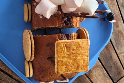 Cliquez pour zoomer ! Marbré au chocolat Thermomix par poule57