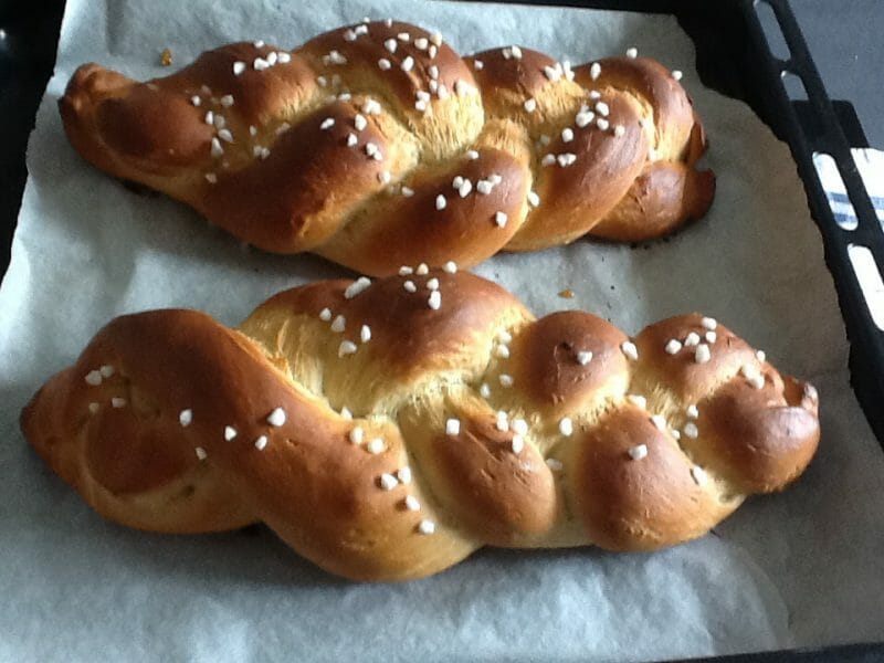Cliquez pour zoomer ! Brioche tressée à la mie filante Thermomix par kamiole