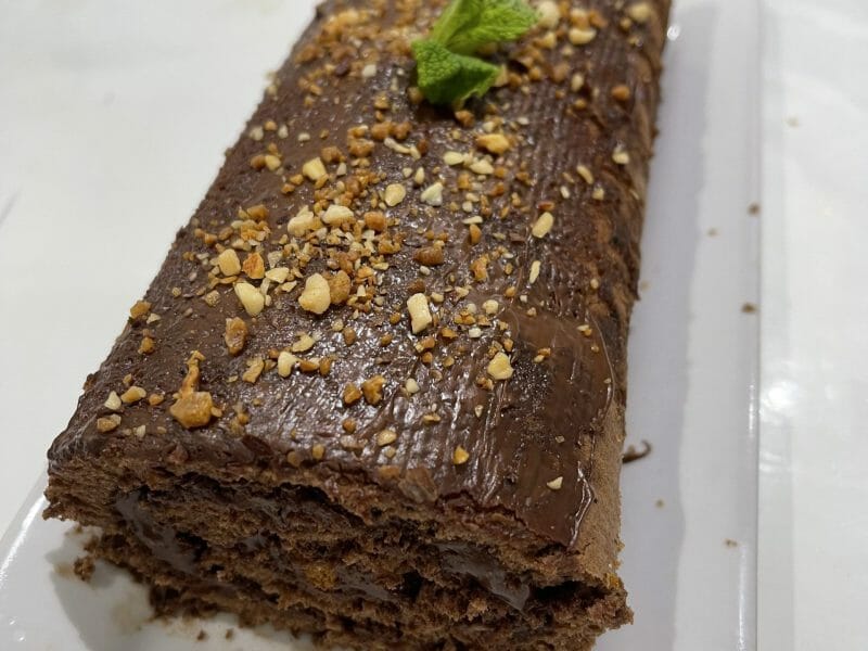 Cliquez pour zoomer ! Génoise au chocolat Thermomix par sou69