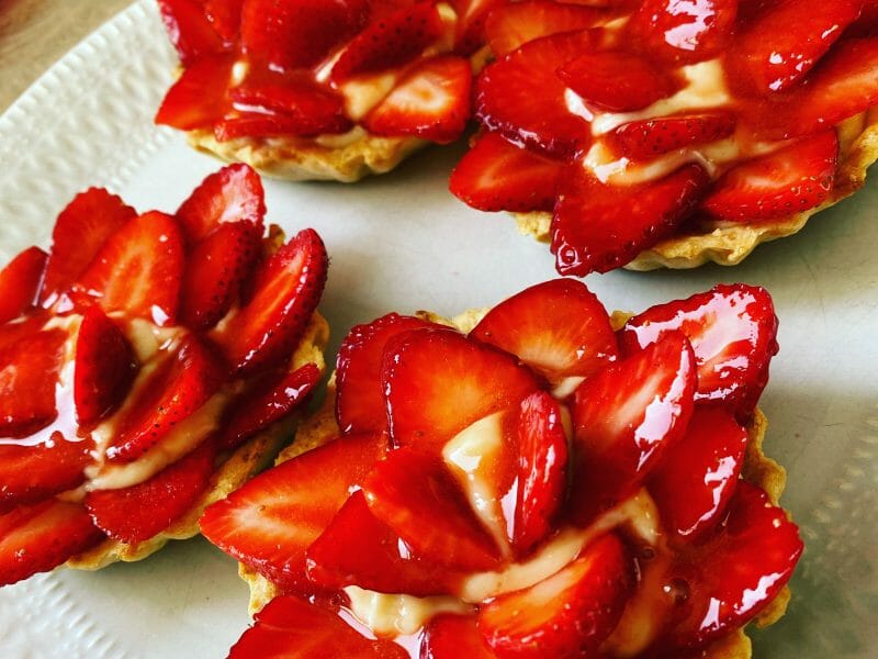 Cliquez pour zoomer ! Tarte aux fraises Thermomix par alexaa