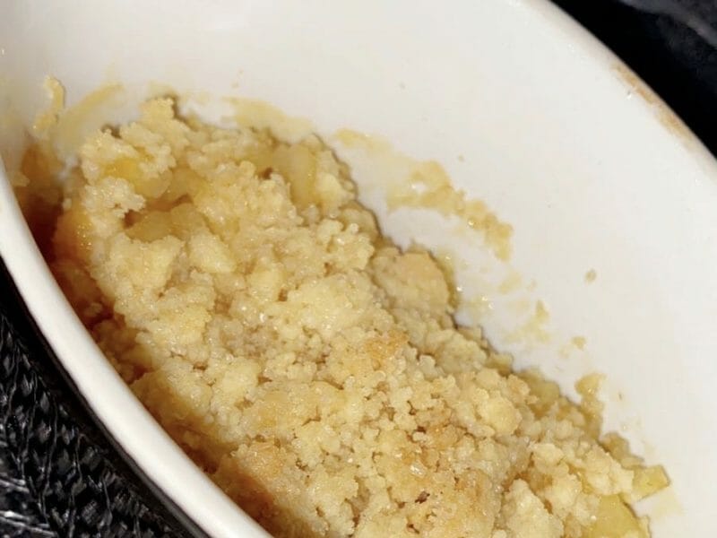 Cliquez pour zoomer ! Crumble aux Pommes Thermomix par alexaa