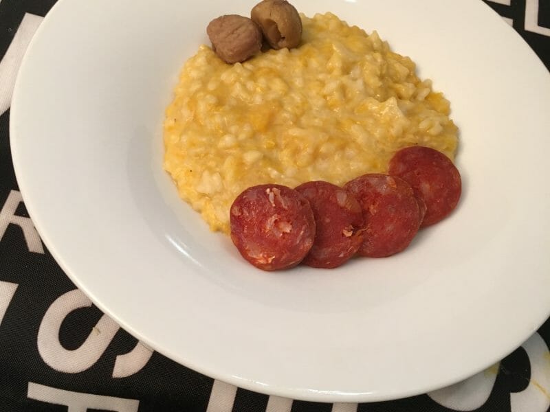 Cliquez pour zoomer ! Risotto de butternut aux châtaignes Thermomix par juliane28