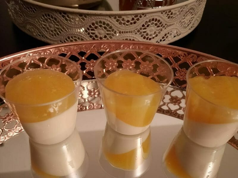 Cliquez pour zoomer ! Panna cotta coco mangue Thermomix par mehdimanetravel