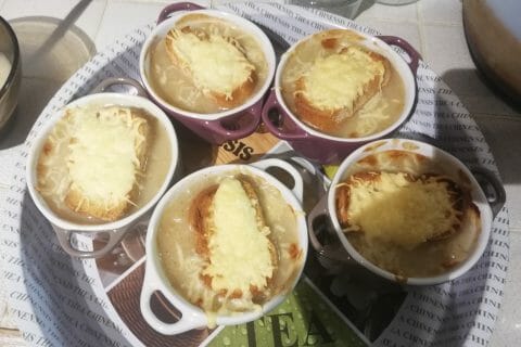Cliquez pour zoomer ! Gratinée à l’oignon Thermomix par polinou