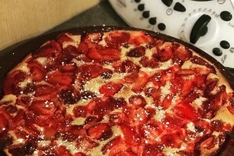 Cliquez pour zoomer ! Clafoutis aux fraises Thermomix par luarvie