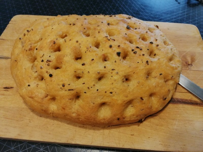 Cliquez pour zoomer ! Focaccia Thermomix par charlottedailloux