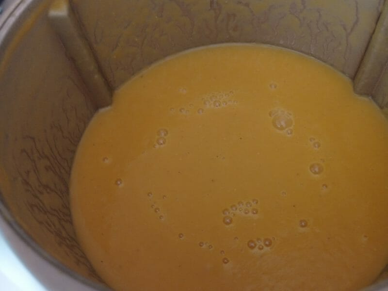 Cliquez pour zoomer ! Potage coco butternut au garam masala Thermomix par diabolo30