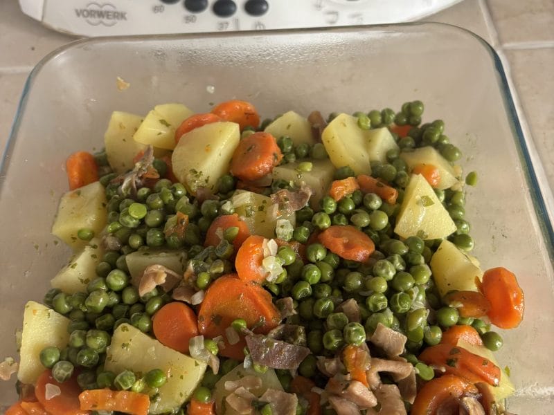 Cliquez pour zoomer ! Jardinière de légumes aux lardons Thermomix par mumu1967