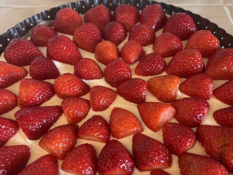 Cliquez pour zoomer ! Tarte aux fraises sans cuisson Thermomix par mumu1967