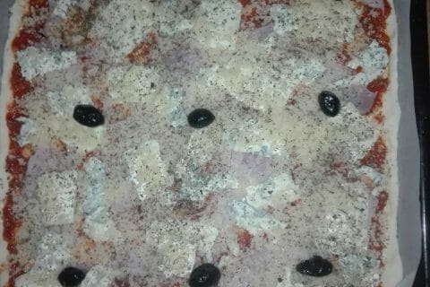 Cliquez pour zoomer ! Pizza 4 fromages au Thermomix