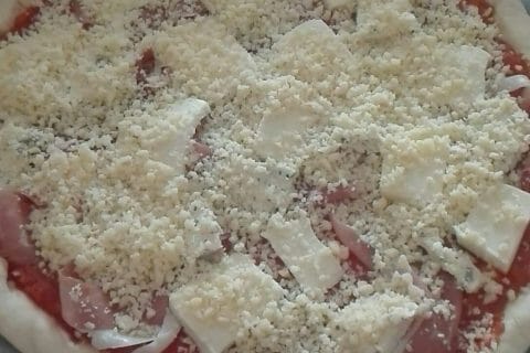 Cliquez pour zoomer ! Pizza 4 fromages au Thermomix