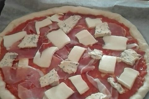 Cliquez pour zoomer ! Pizza 4 fromages au Thermomix
