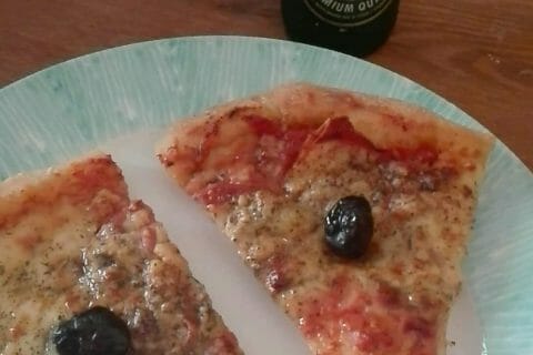 Cliquez pour zoomer ! Pizza 4 fromages au Thermomix