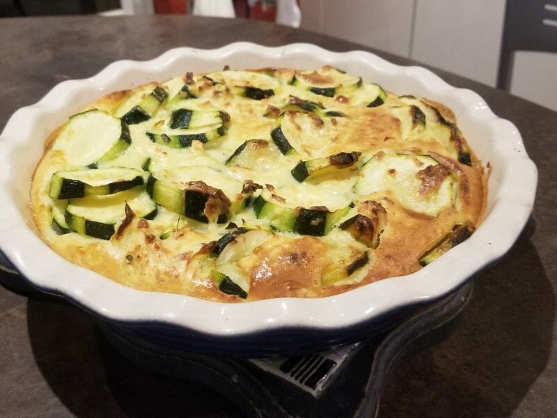 Cliquez pour zoomer ! Clafoutis courgettes et feta Thermomix par pascie16