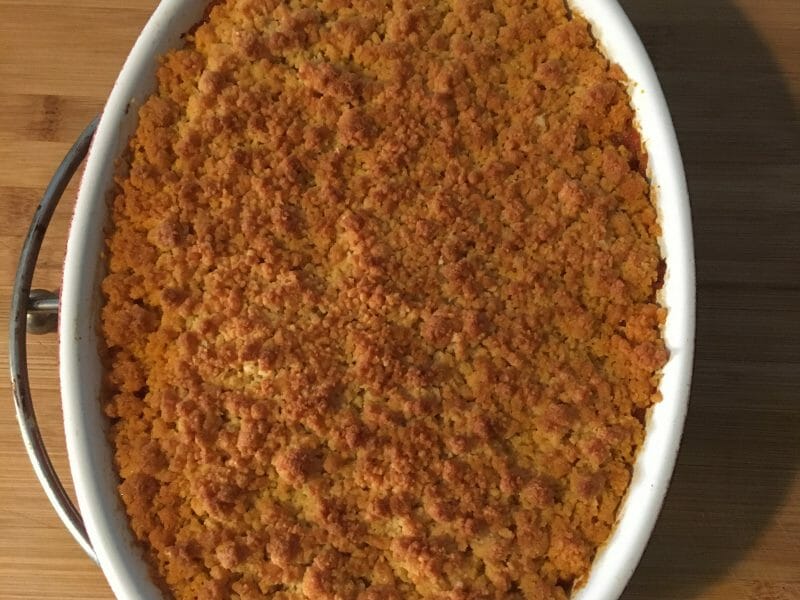 Cliquez pour zoomer ! Crumble de butternut au chorizo Thermomix par melbrb