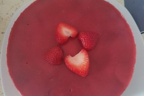 Cliquez pour zoomer ! Bavarois aux fraises Thermomix par Jinja