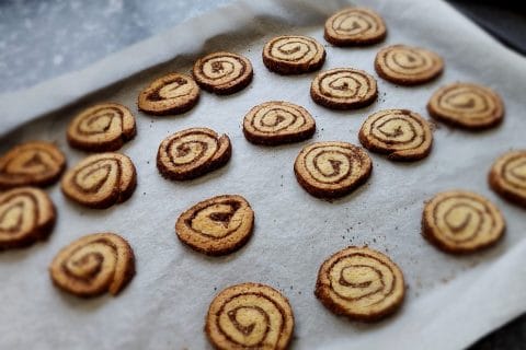 Cliquez pour zoomer ! Spirales amande et cannelle Thermomix par MaPicardie