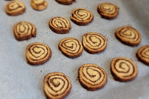 Cliquez pour zoomer ! Spirales amande et cannelle Thermomix par MaPicardie