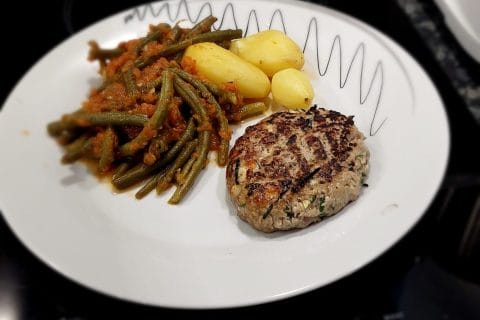 Cliquez pour zoomer ! Steak haché de boeuf au fromage Thermomix par MaPicardie