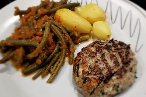 Cliquez pour zoomer ! Steak haché de boeuf au fromage Thermomix par MaPicardie