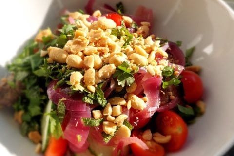 Cliquez pour zoomer ! Salade thaï au boeuf Thermomix par MaPicardie