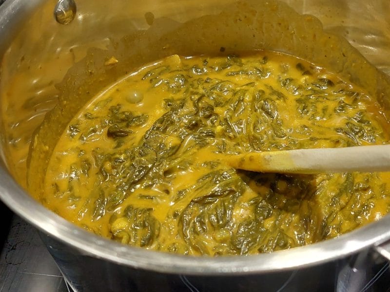 Cliquez pour zoomer ! Épinards à l’indienne Thermomix par MaPicardie