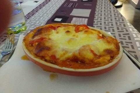 Cliquez pour zoomer ! Gratin de tortellini tomate mozzarella Thermomix par MaPicardie