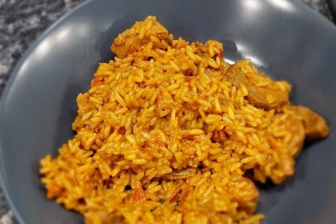 Cliquez pour zoomer ! Côtes de porc au riz jaune Thermomix par MaPicardie