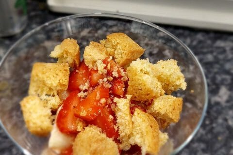 Cliquez pour zoomer ! Tarte aux fraises destructurée Thermomix par MaPicardie