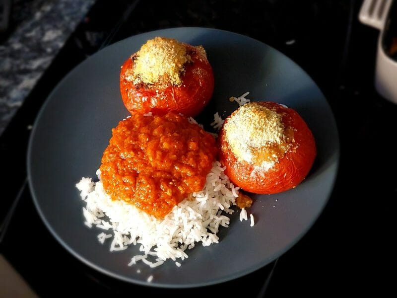 Cliquez pour zoomer ! Tomates farcies Thermomix par MaPicardie