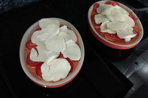 Cliquez pour zoomer ! Gratin de tortellini tomate mozzarella Thermomix par MaPicardie