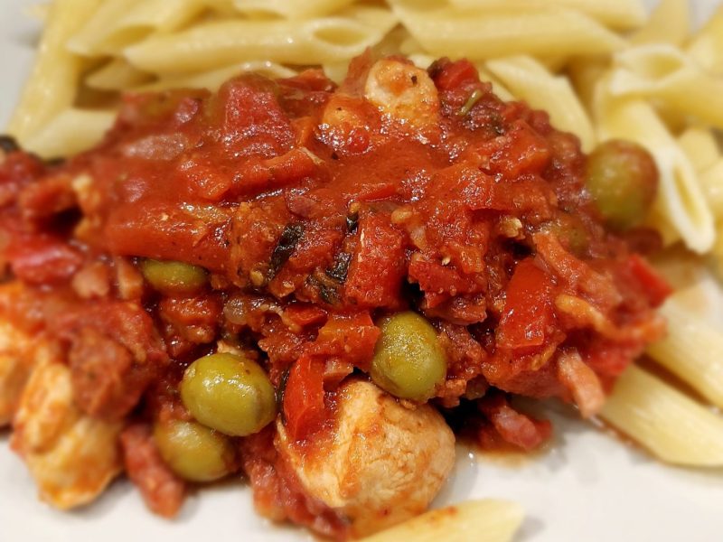 Cliquez pour zoomer ! Sauté de poulet au chorizo Thermomix par MaPicardie