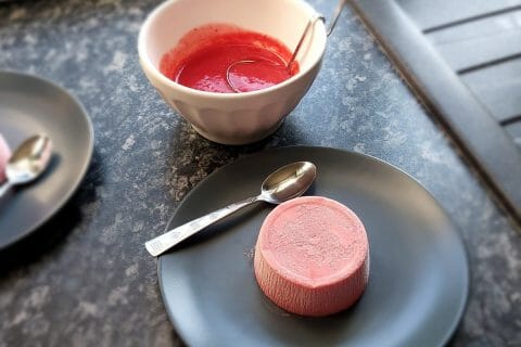 Cliquez pour zoomer ! Parfait glacé aux fraises Thermomix par MaPicardie