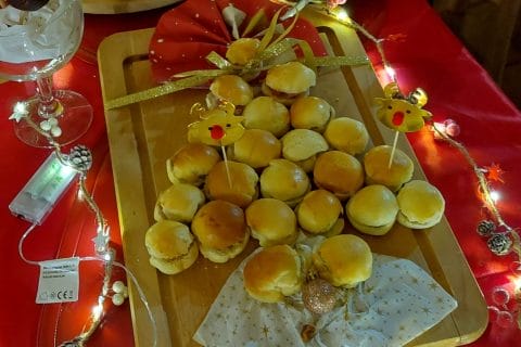 Cliquez pour zoomer ! Verrines de mousse de chou-fleur et crevettes Thermomix par MaPicardie