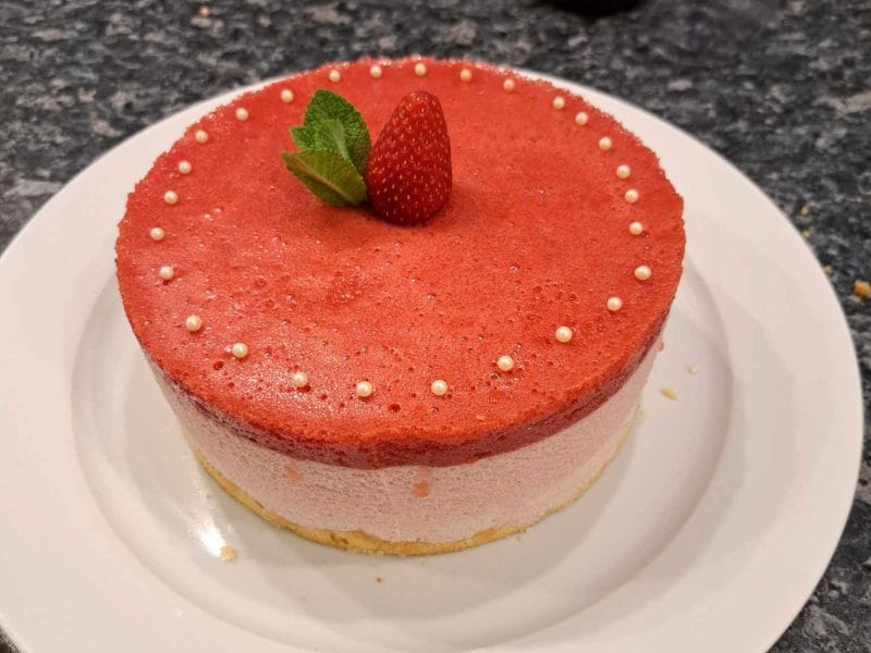 Cliquez pour zoomer ! Bavarois aux fraises Thermomix par MaPicardie