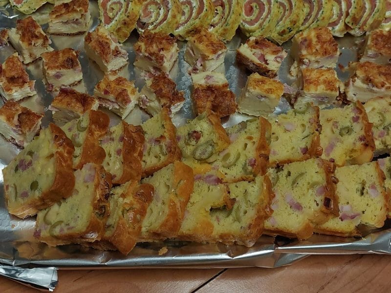 Cliquez pour zoomer ! Cake salé jambon fromage et olives Thermomix par MaPicardie