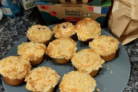 Cliquez pour zoomer ! Muffins aux mûres façon crumble Thermomix par MaPicardie