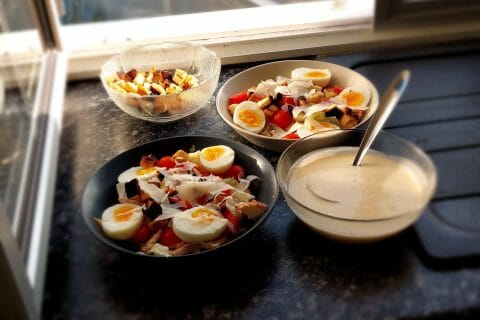 Cliquez pour zoomer ! Salade César Thermomix par MaPicardie