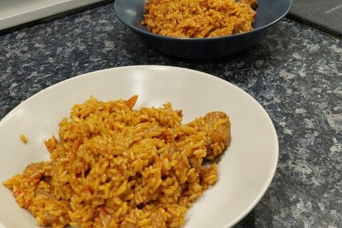 Cliquez pour zoomer ! Côtes de porc au riz jaune Thermomix par MaPicardie