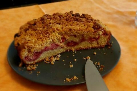 Cliquez pour zoomer ! Crumb cake framboises Thermomix par MaPicardie