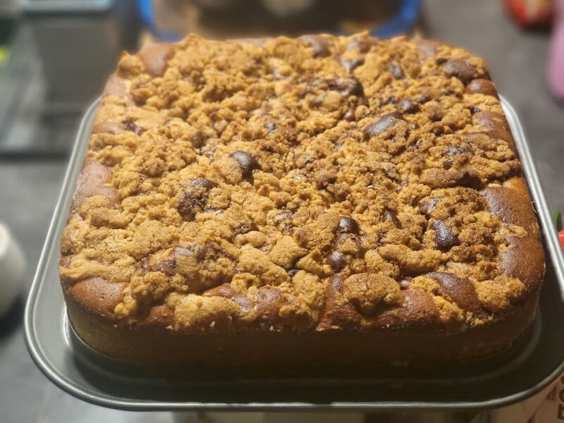 Cliquez pour zoomer ! Crumb cake framboises Thermomix par laetitia36