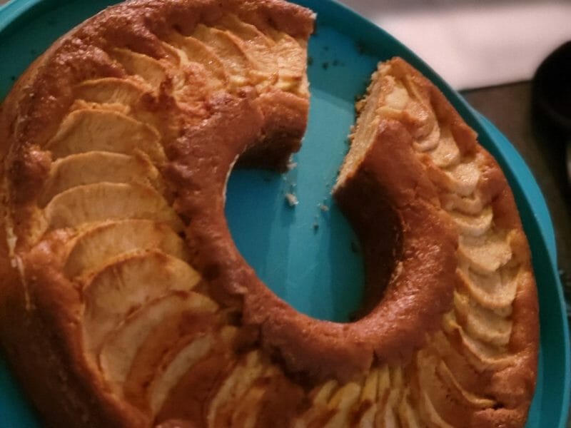 Cliquez pour zoomer ! Gâteau aux pommes et mascarpone Thermomix par laetitia36