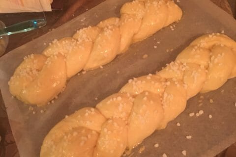 Cliquez pour zoomer ! Brioche tressée à la mie filante Thermomix par ozgat
