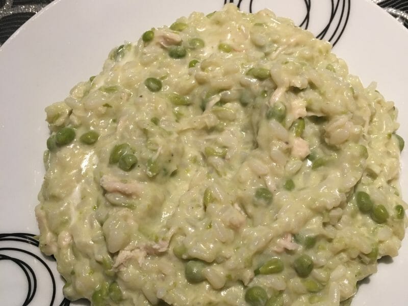 Cliquez pour zoomer ! Risotto poulet et champignons Thermomix par ozgat