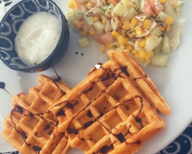 Cliquez pour zoomer ! Gaufres au chorizo Thermomix par ozgat