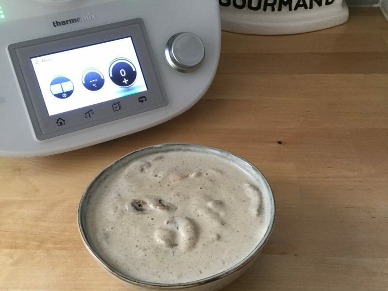 Cliquez pour zoomer ! Sauce aux champignons Thermomix par kicuisine