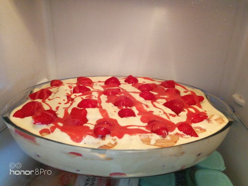 Cliquez pour zoomer ! Tiramisu aux framboises et spéculoos Thermomix par aurel1008